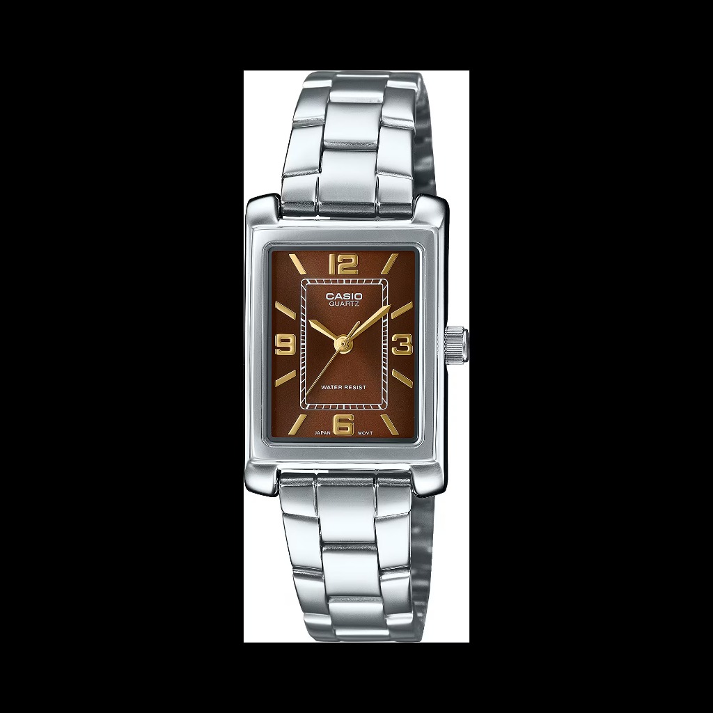 Casio LTP-1234DD-5A Original / Jam Tangan Wanita Analog Stainless Steel