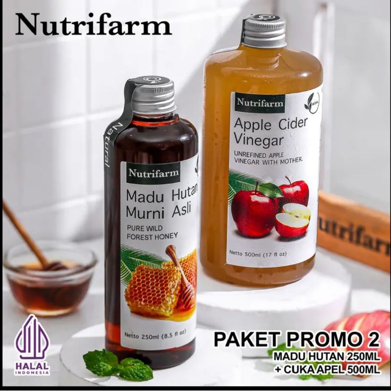 

PAKET PROMO!! CUKA APEL 500ML+MADU HUTAN 250ML