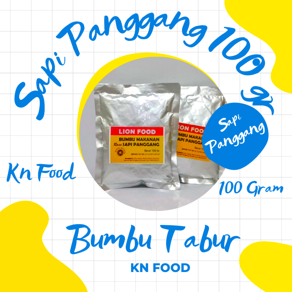 

LION FOOD BUMBU ALA SHIHLIN RASA SAPI PANGGANG KEMASAN 100 GRAM