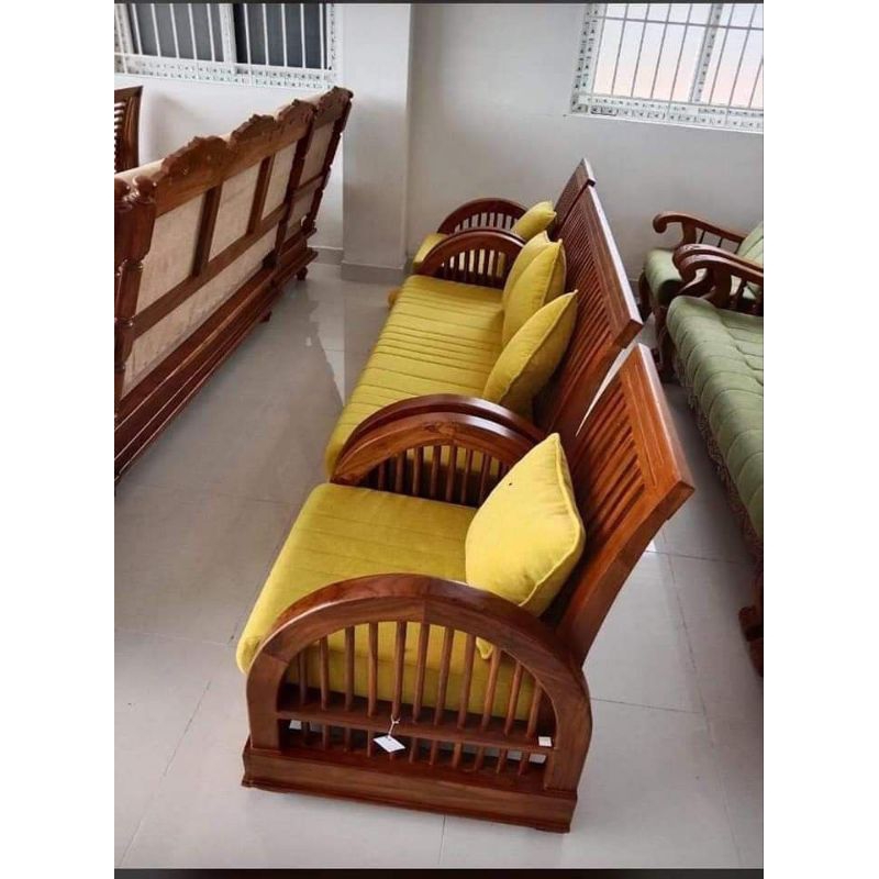 kursi tamu bantalan kursi teras santai kayu jati kursi tamu