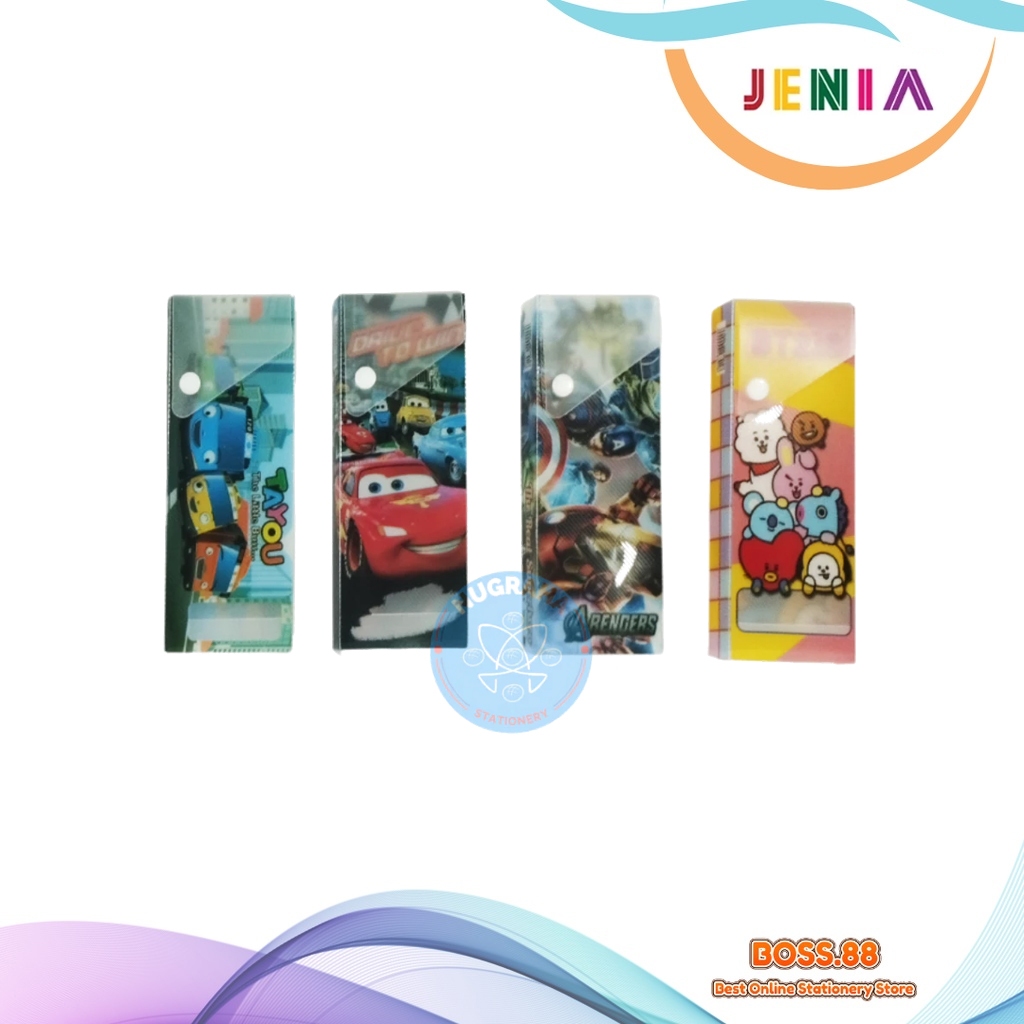 

PENCIL CASE / TEMPAT PENSIL SLIDING JENIA FANCY (1 PCS)