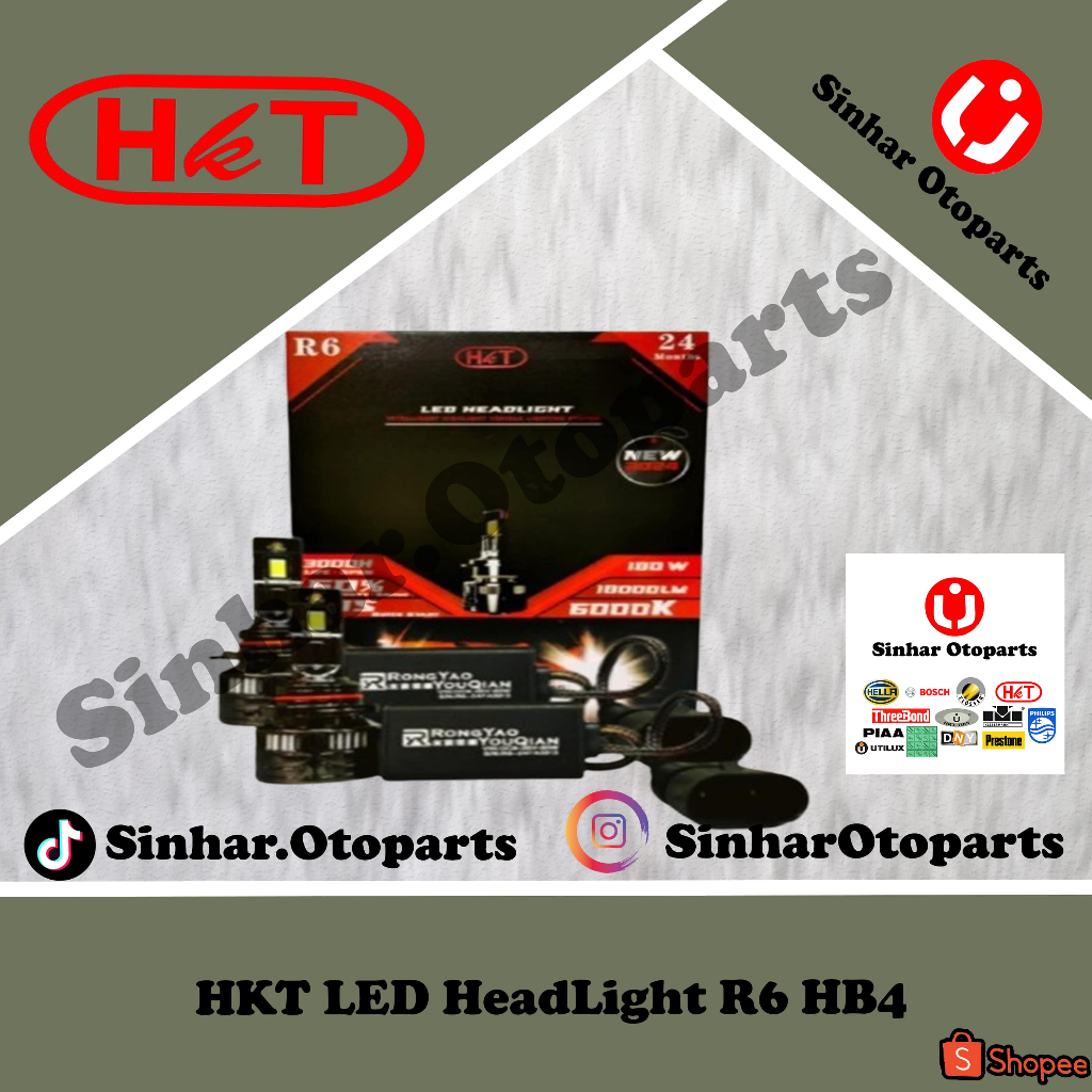 HKT BOHLAM LED RONGYAO YOUQIAN R6 HB4 (9006)
