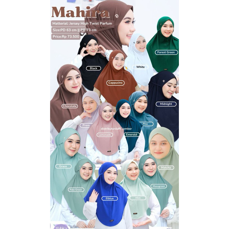 Mahira Daffi/ Bergo daffi/Hijab Daffi