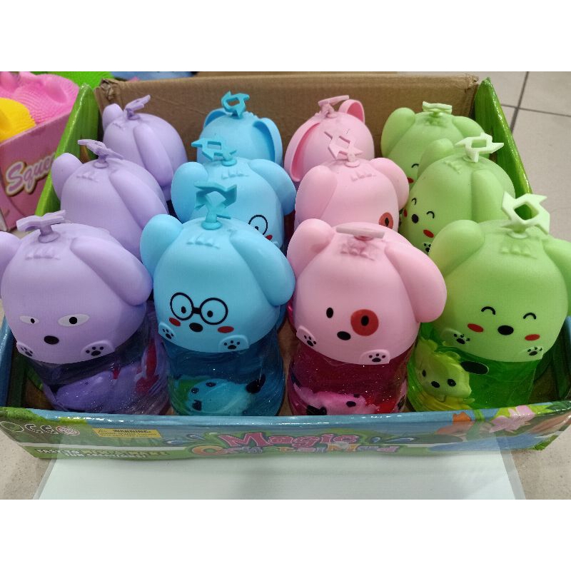 

nutrijell slime murah ,bagus ,premium (clear slime ada boneka)