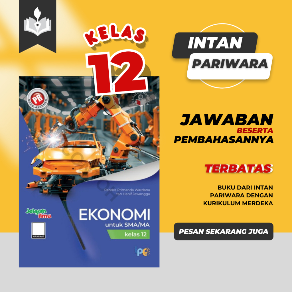 Kunci Jawaban dan Pembahasannya Buku PR/LKS Intan Pariwara Kelas 12