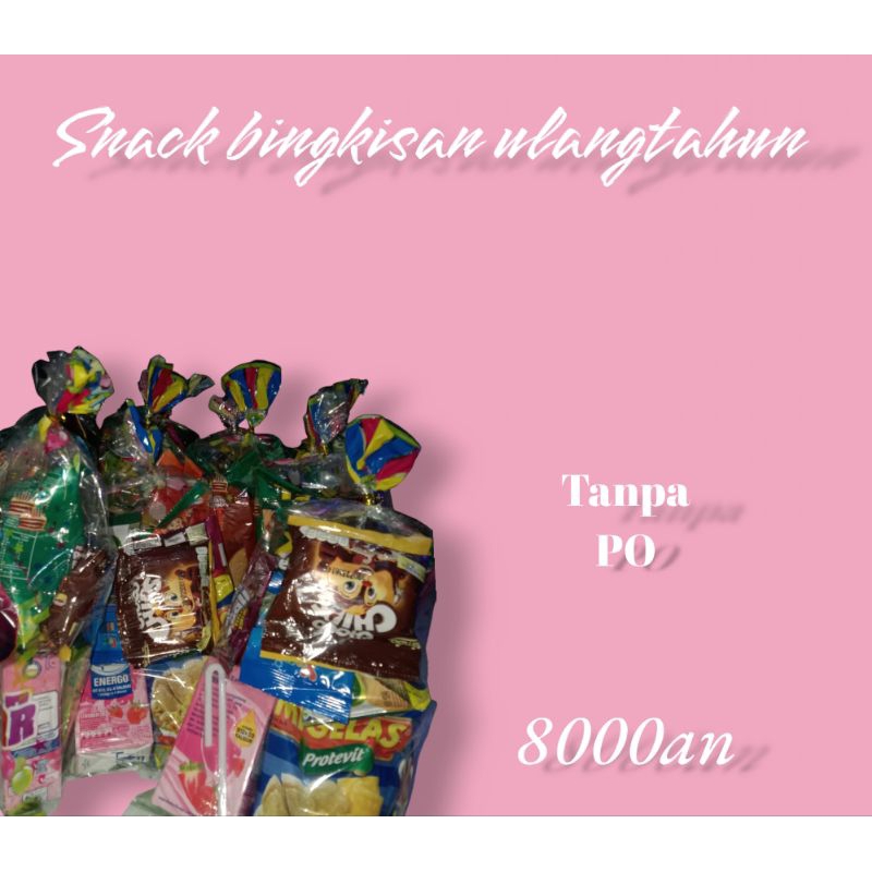 

SNACK BINGKISAN ULANGTAHUN/PAKET SNACK ULANGTAHUN (Bungkus biasa)
