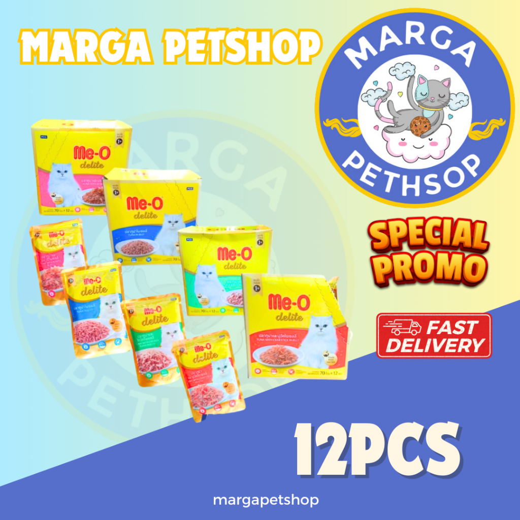 MEO delite pouch premium 70gr ( 1 DUS ISI 12 )