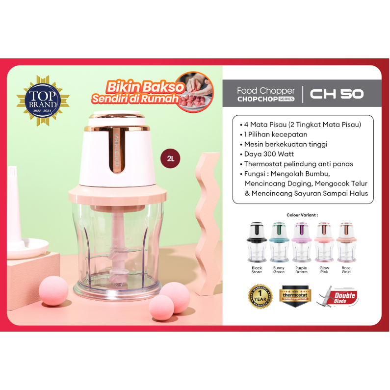 Mitochiba Food Chopper Blender Penggiling Daging CH-50