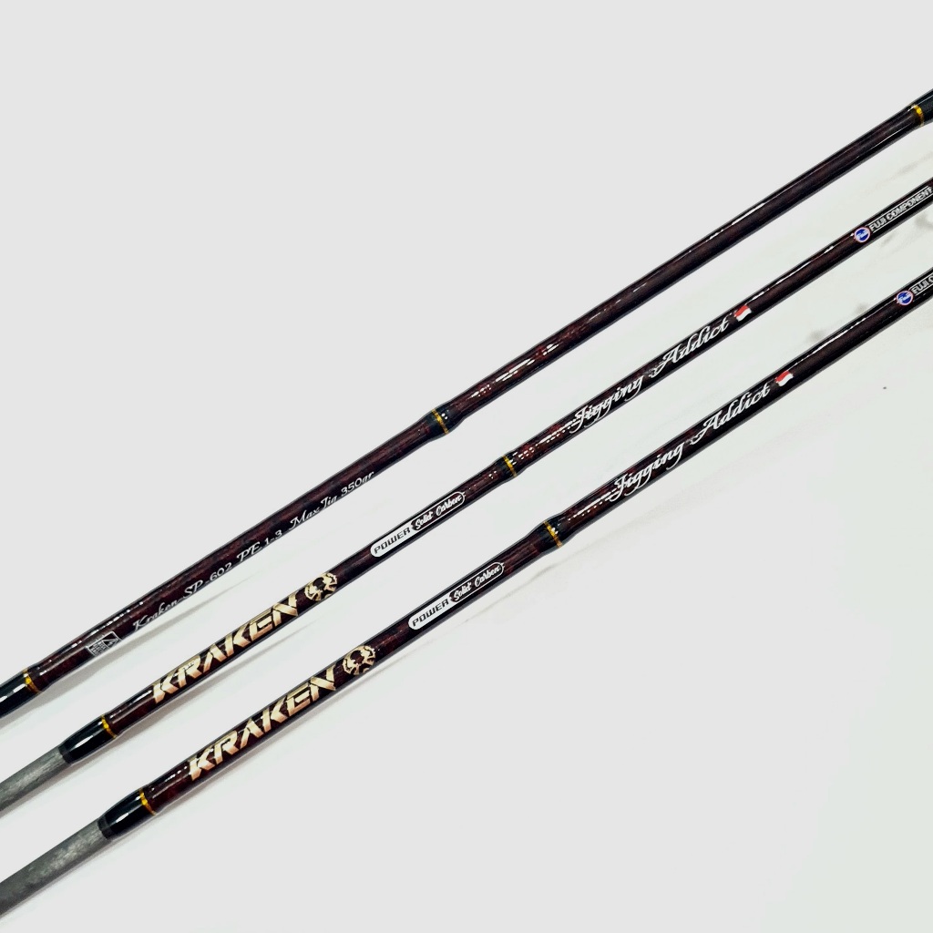 top section daido kraken spinning / ujung joran daido kraken spinning ( ring fuji )