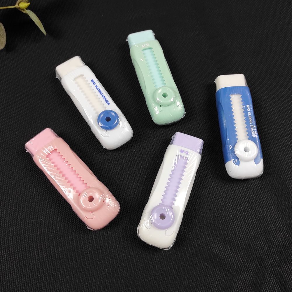 

M&G Cute Pastel Colorful Push Sliding Eraser / Penghapus Pensil AXPQ4273 AXPQ4271
