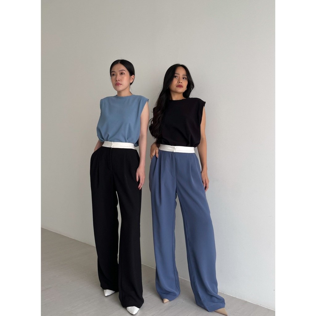 MAVA Ailee Shirt - Oversize Shirt - Kaos Polos - Kaos Oversize - Baju Casual Wanita -  Baju Korea - 