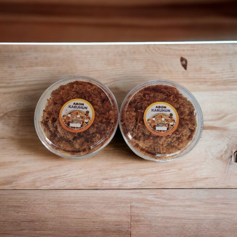 

Paket 6 Toples 100g Abon Ayam Karuhun Murni Daging Tanpa Tambahan