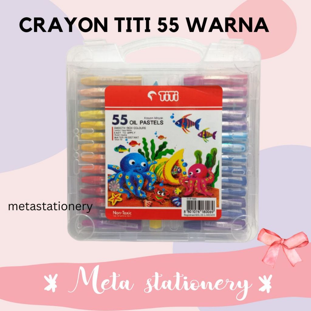 

Crayon / Oil Pastel Titi 55 warna