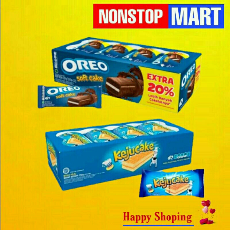 

OREO KRAFT bolu soft cake 1 Box isi 12pcs