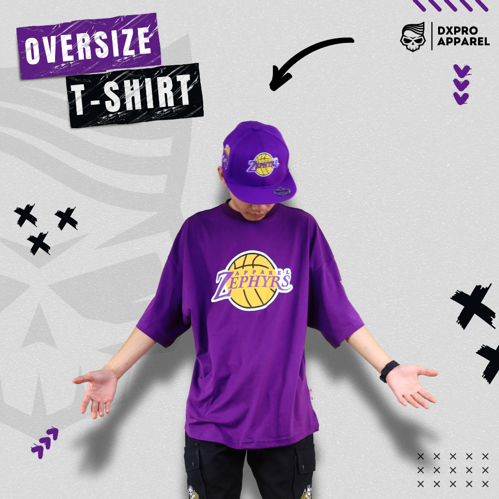 Kaos T-shirt Oversize Basket ZEPHYRS 23