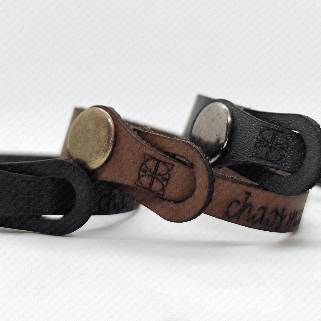 Rudra Veda-Custom Gelang Kulit Asli / Leather Bracelet Unisex