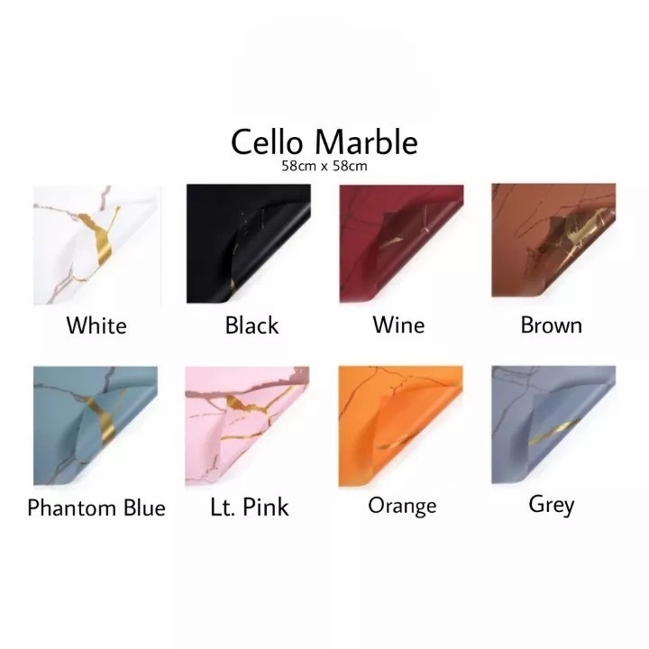 

2 Lembar Kes Buket Bunga Motif Male Emas Flower Wrapg Paper Golden Male Cellophane Male