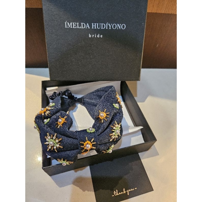 headband umma imelda hudiyono the bride  bandana manik manik handmade premium materials beads hedban