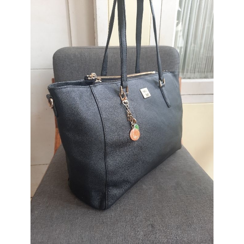 Totebag Hitam SISLEY - TAS PRELOVED