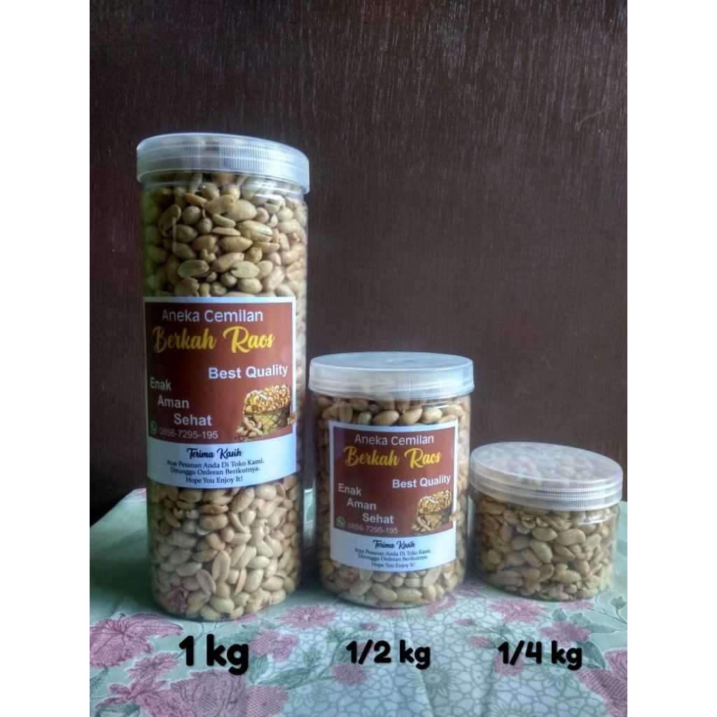 

Kacang Goreng Bawang Asin Gurih Ukuran 1Kg 500g 250g