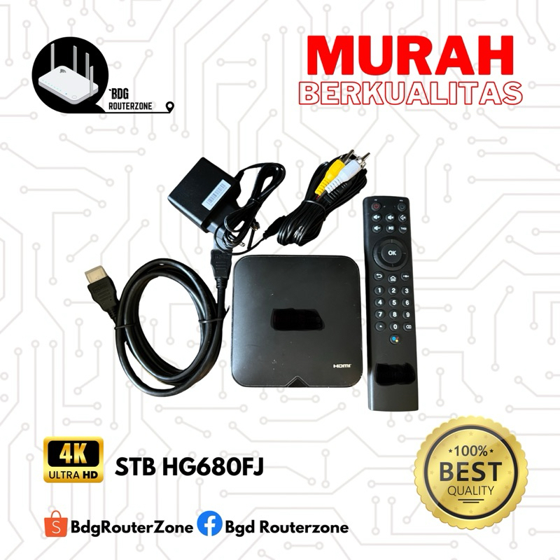 STB Android 4K/ SmartTv HG680-Fj Original indihom