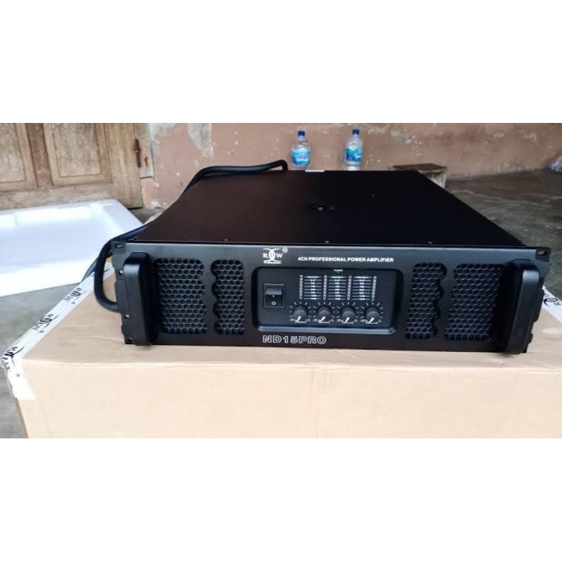 POWER AMPLIFIER 4 CHANNEL RDW ND15PRO ORIGINAL