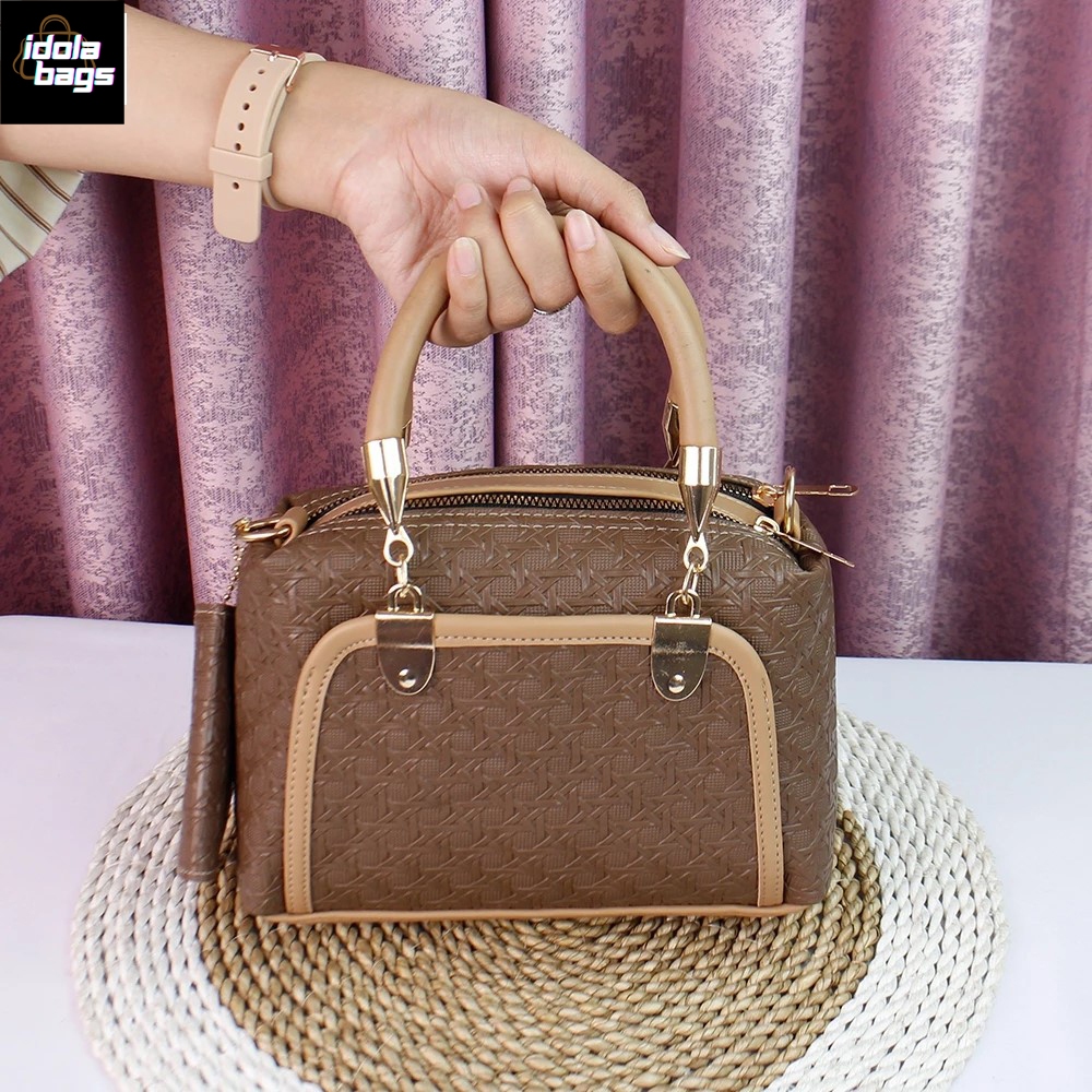 IDOLA BAGS TAS ALMA 2 in 1 PREMIUM LOKAL SEMI KW SERIES HIGH QUALITY 41-01 NEW ARRIVAL - Tas Selempa