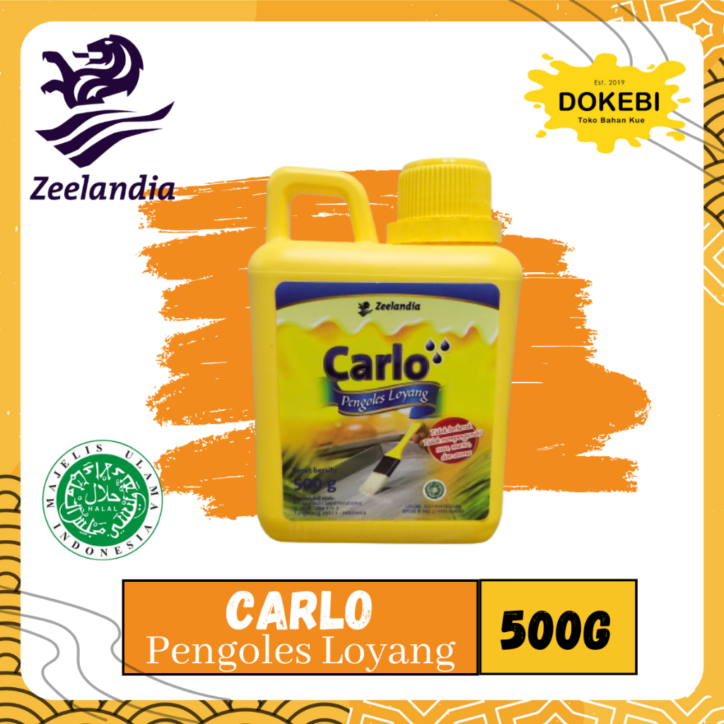 

Carlo Pengoles Loyang 500Gr & 100 G/ Carlo Zeelandia / Anti Lengket / PAN GREASE