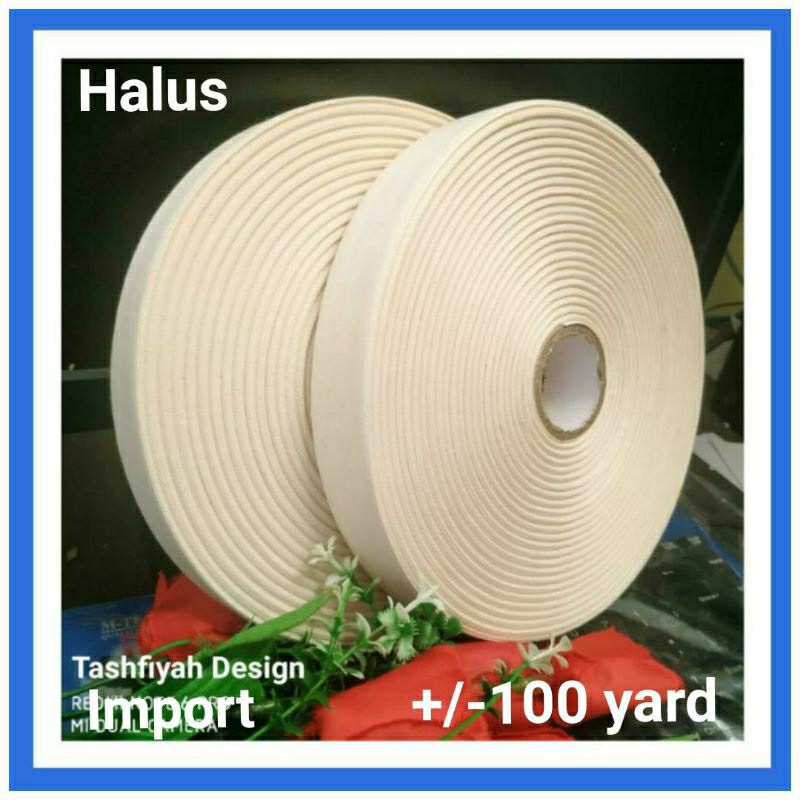 

Pita label katun polos halus pitean lebar 1 2 3 cm sekitar 1m PT