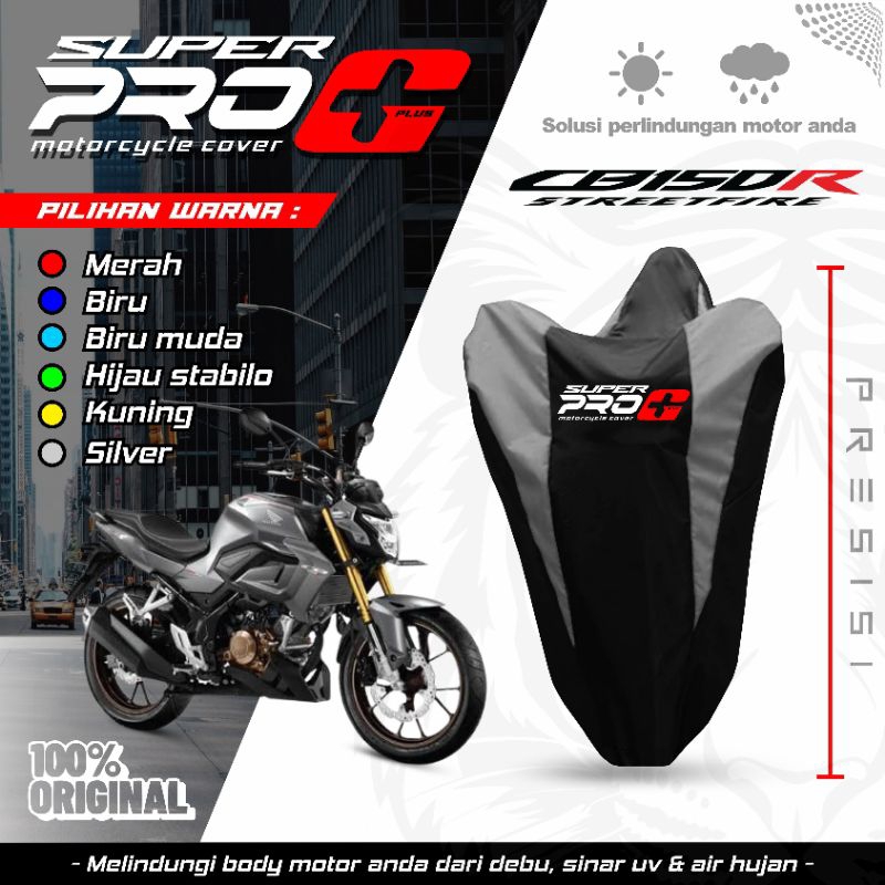 Body cover motor CB 200 Sarung pelindung motor outdoor bahan polyester tahan air