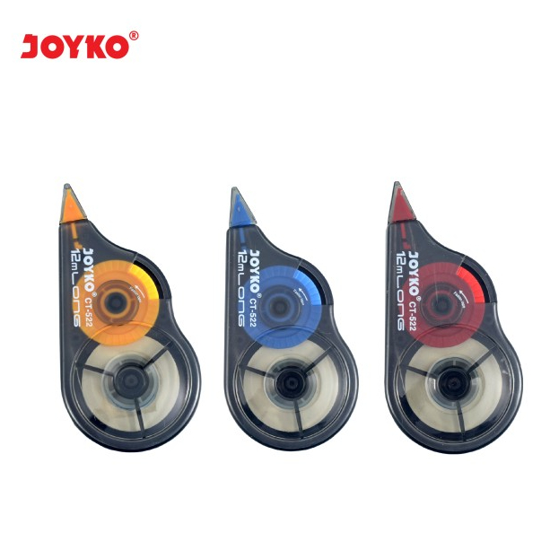 

Correction Tape Joyko 12 Meter | Label Tarik 12 meter | Correction Tape CT-522