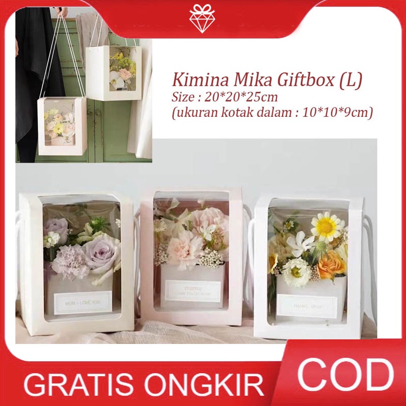 

Kimina Mika Giftbox L Giftbox Kado Bunga Kotak Mika Box GB41