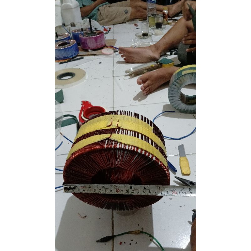 Trafo teroid 40 ampere ct 47 tembaga murni