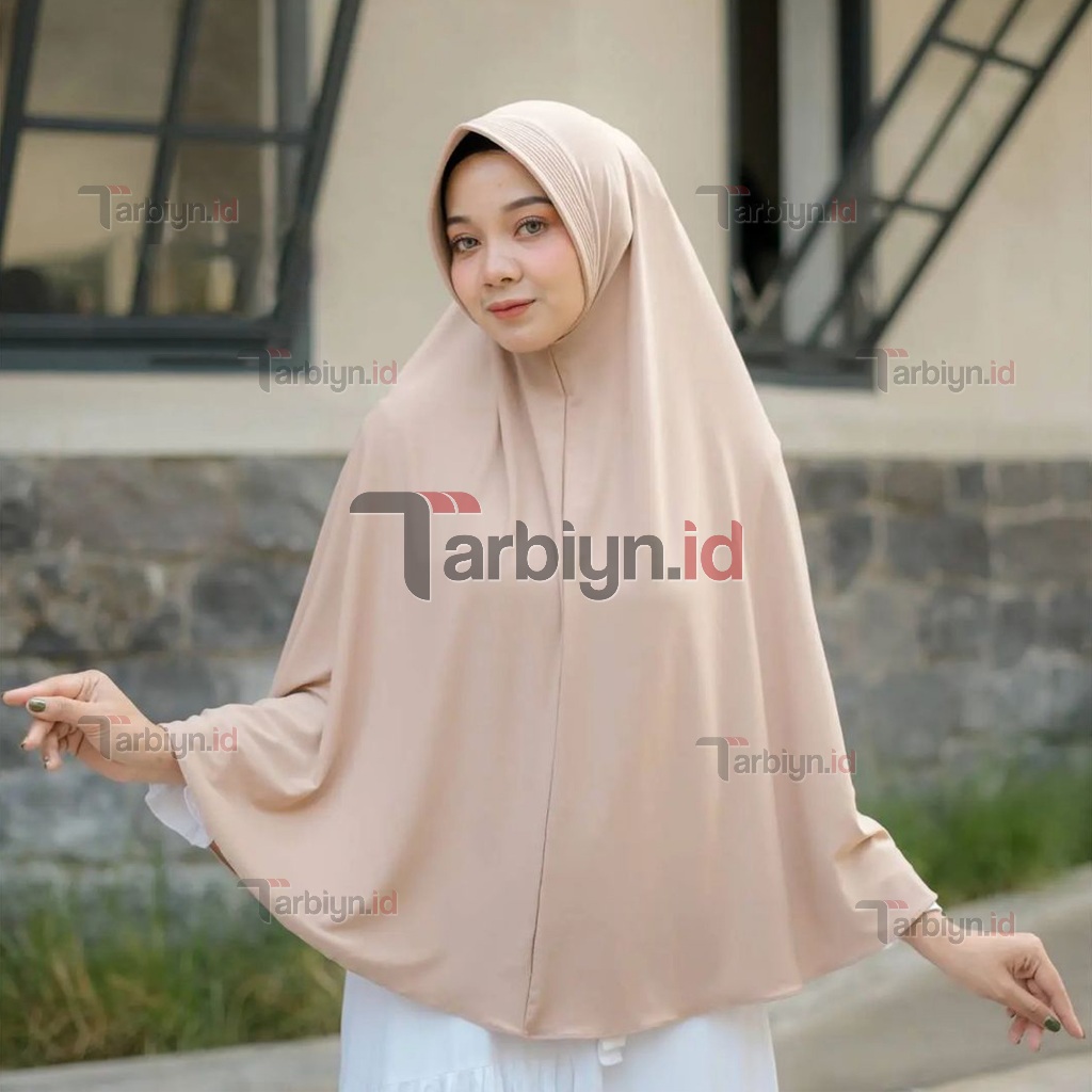 Bergo Hamidah Jumbo Pet Antem Jersey Ukuran XL