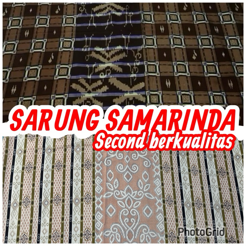 SARUNG SAMARINDA SECOND SANGAN LAYAK PAKAI