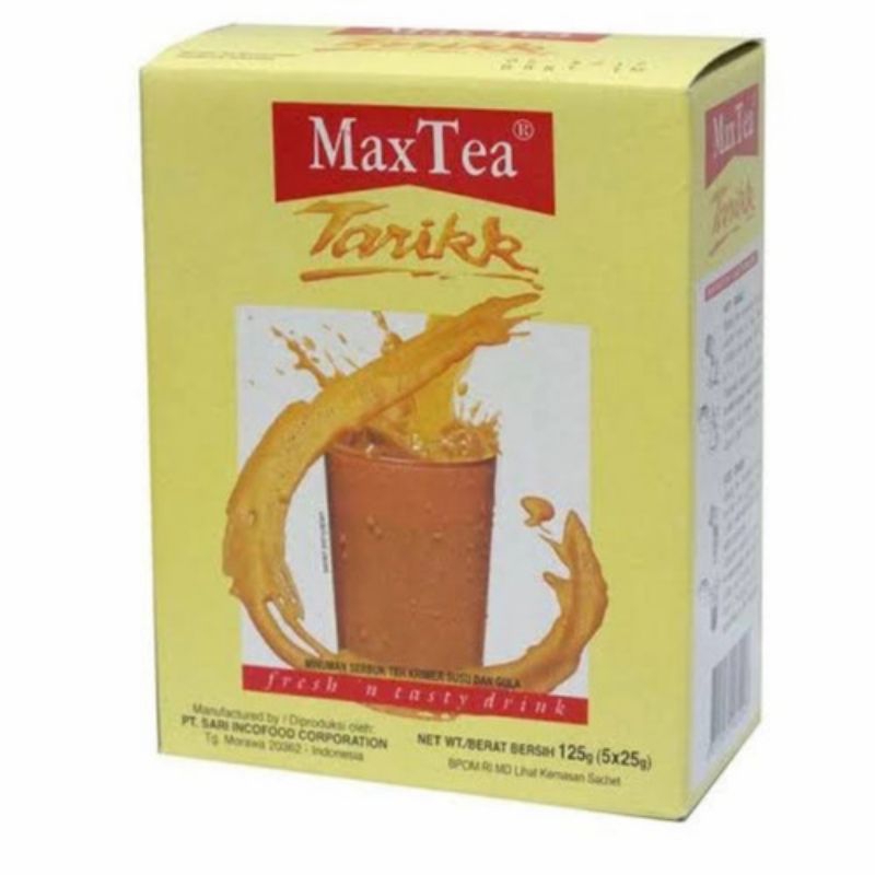 

maxtea tarikk 125gr (isi 5)