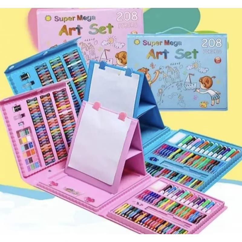

Set Crayon 208Pcs | Alat Lukis Dengan Berbagai Macam Peralatan Lukis