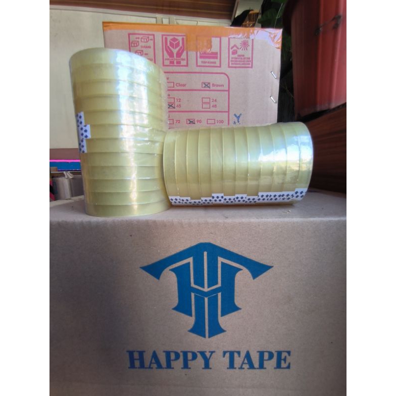 

isolasi/selotip UK 12mm x 100YARD 1dus