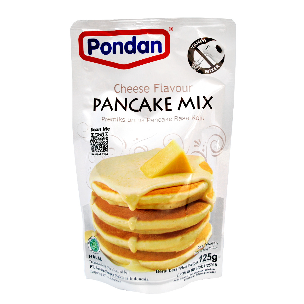 

Pondan Pancake Cheese / Keju Pouch 125gr