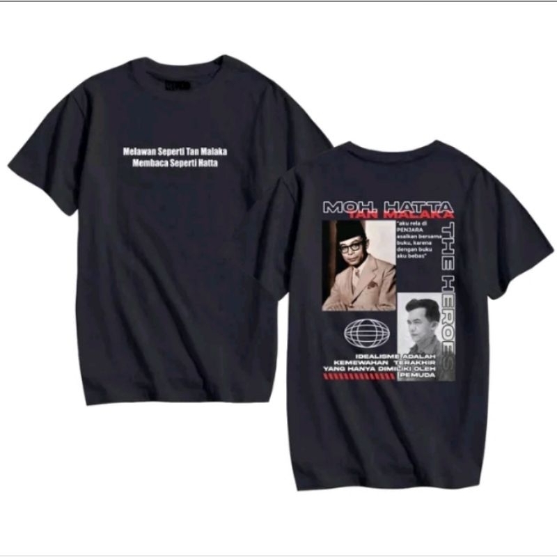 KAOS MOH HATTA - MELAWAN SEPERTI MALAKA - MEMBACA SEPERTI HATTA DTF