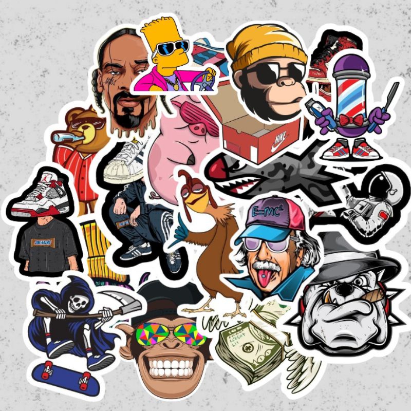 

sticker HYPERBEST buat hp,laptop,kulkas helm dll{6}