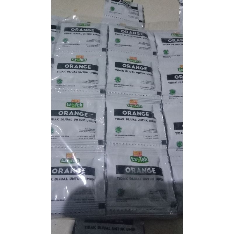 

ORANGE / JERUK Serbuk varian rasa TEH POC* Asli 1 renteng isi 10pcs