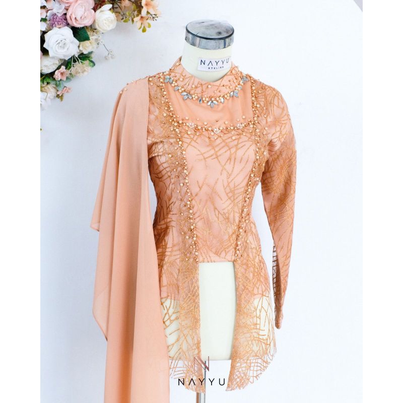 Atasan Kebaya Brokat Payet