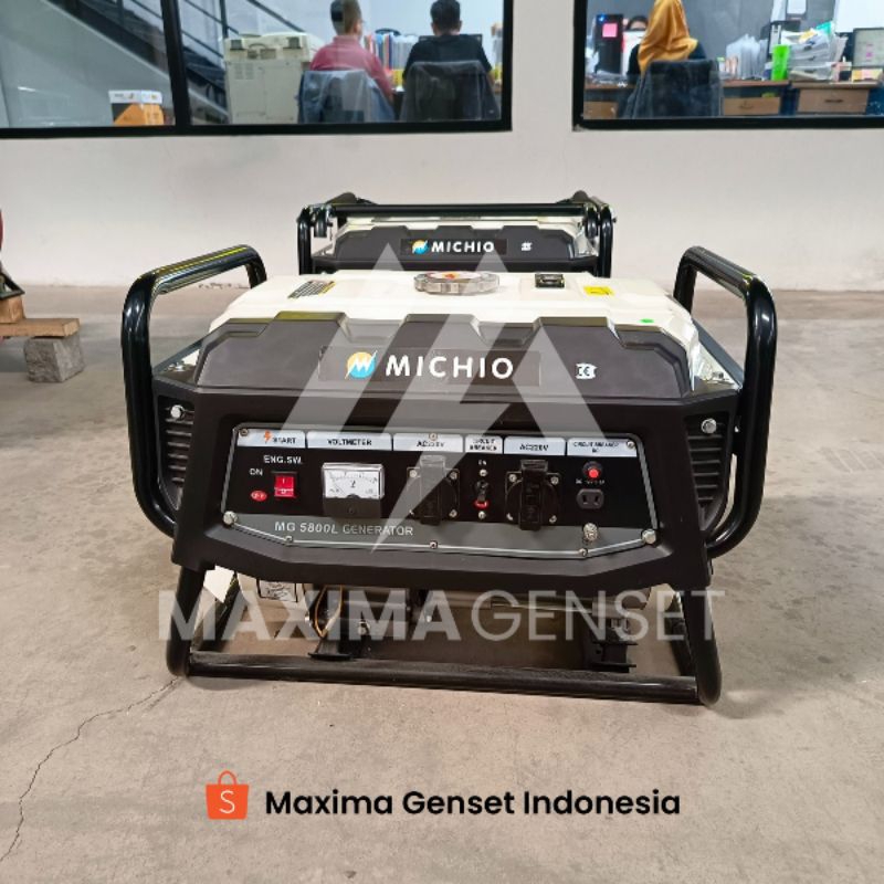 GENSET GASOLINE - MICHIO 3000 WATT - GENSET OPEN - GENSET BENSIN