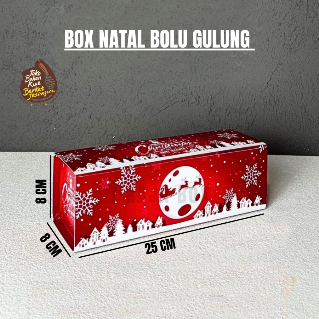 

BOX NATAL BOLU GULUNG 25X8X8 CM / BOX NATAL CHRISMAS / BOX NATAL KOTAK