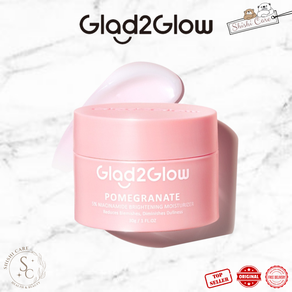 Glad2Glow Pomegranate Niacinamide Brightening Moisturizer