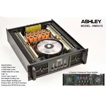 power ampifier ashley hmd415 HMD 415 4 channel