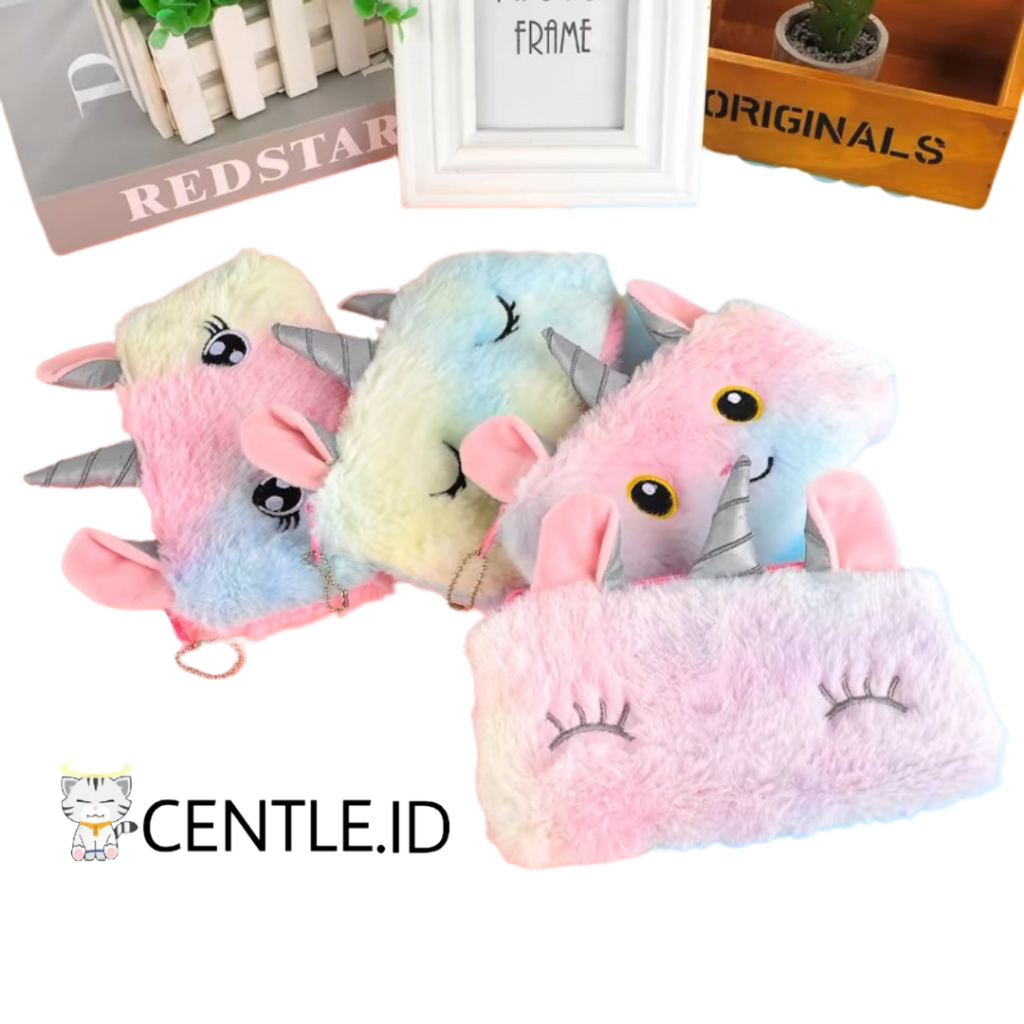 

CENTLE.ID KOTAK PENSIL BULU UNICORN MUKA MATA WAJAH TEMPAT PENSIL LUCU UNICORN ALAT TULIS SEKOLAH TERJANGKAU