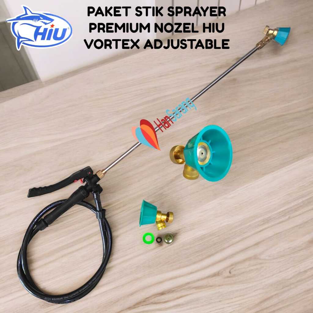 Paket Sprayer Elektrik Kran Stik Nosel VORTEX ADJUSTABLE PREMIUM Selang  CBA Nagasaki DGW Yokohama S