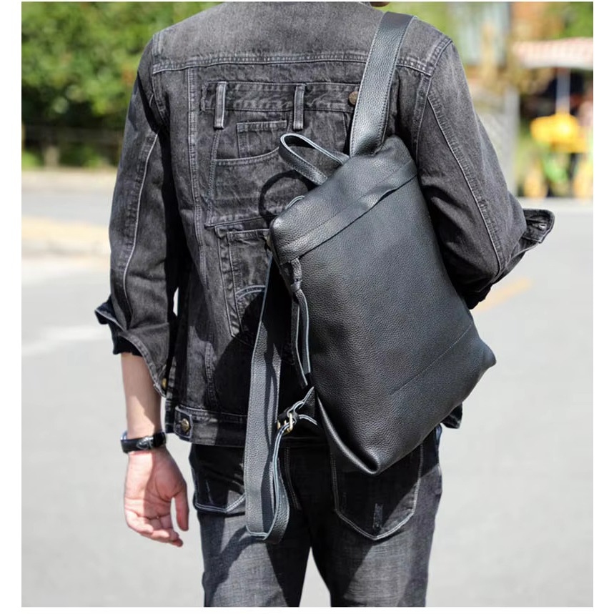 Tas Ransel Pria Kulit Asli Muat Laptop Tas Kulit Premium